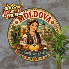 Traditional Cuisine Decor Sign Metal Tin Sign Vintage Kitchen Wall Plaque 8x8