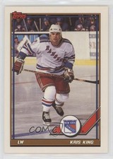 1991-92 Topps Blank Back Kris King #498 1t8