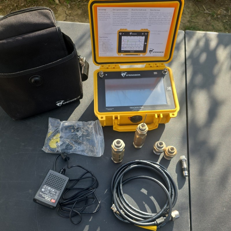Springbok Tracker Pro Cable Fault Locator Tracer TDR CFL CATV TDR | USA 