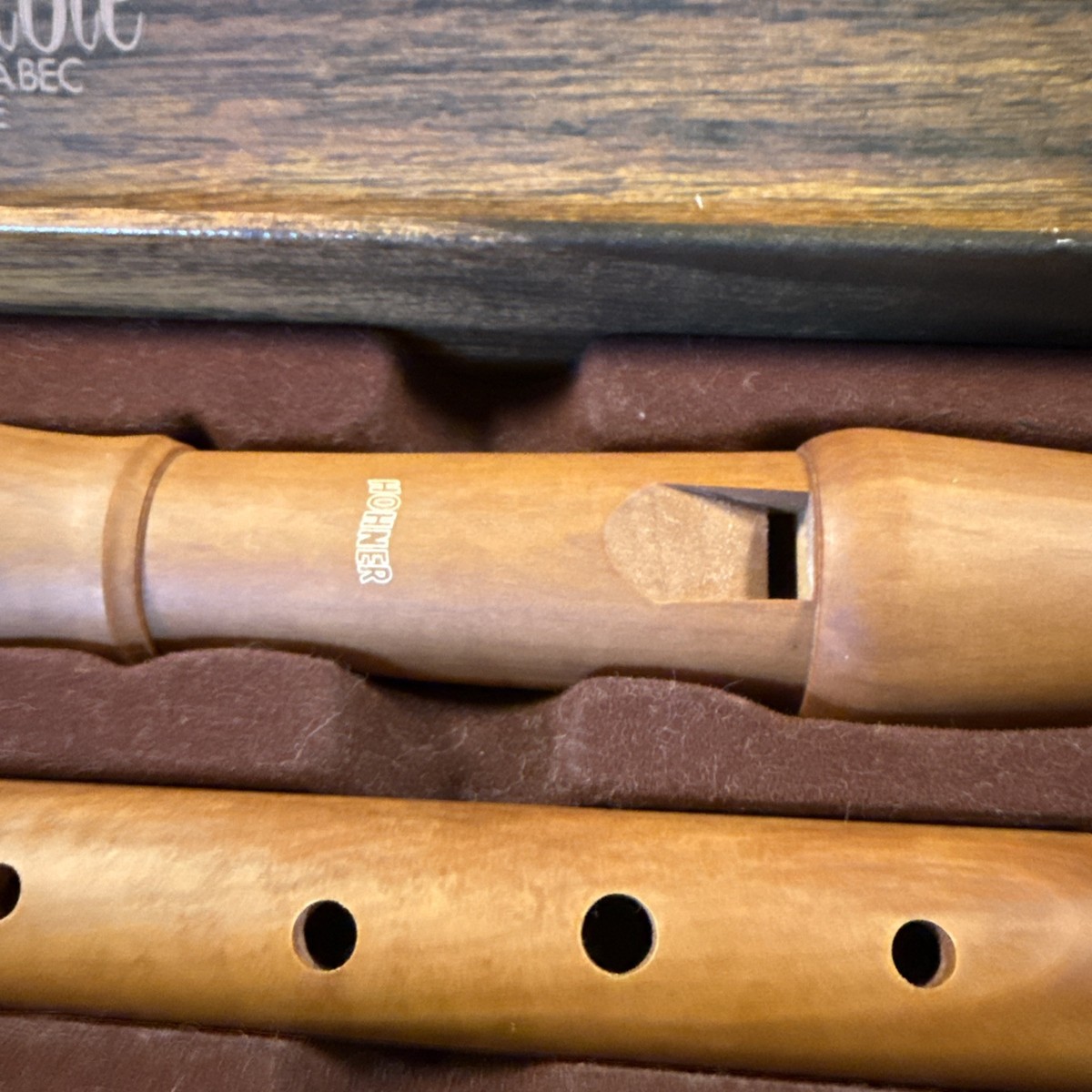 Hohner Musica Blockflöte 3 Pc. F-Alt # 9574 Pearwood Recorder