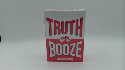 DiVU Truth Or Booze Red Drinking Card Game Ages 21+ For Adults