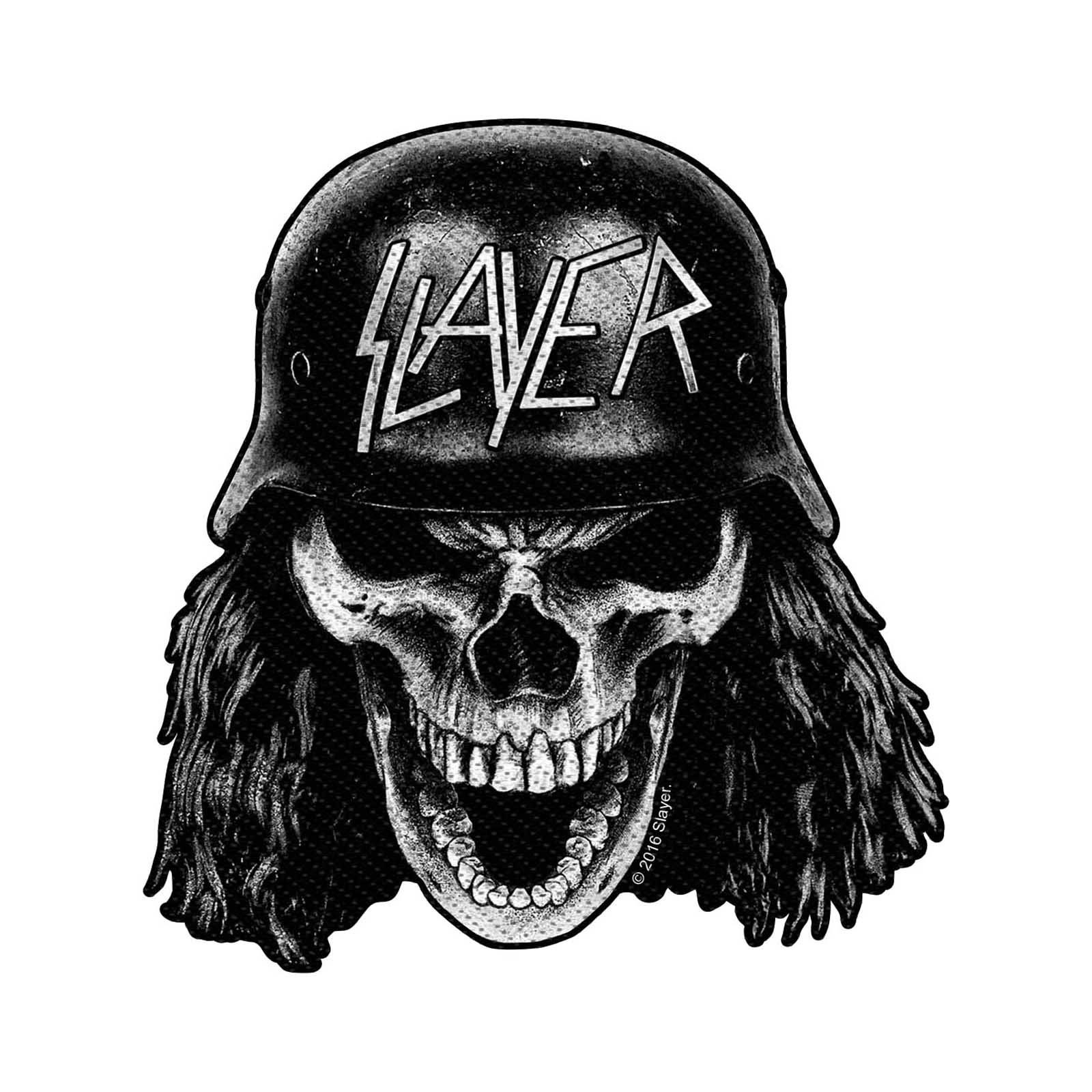 Slayer Wehrmacht Skull Cut Out Patch NEW OFFICIAL