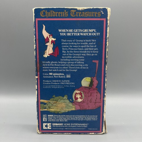 Here Comes The Grump VHS 2 Vol. The Grump Comes Back VHS RARE - Picture 2 of 4