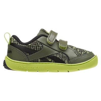 Schuhe Universal Babys Reebok Ventureflex Critter BD3354 Schwarz-Olivgrün-Gelb