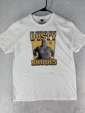 WWE The American Dream Dusty Rhodes White T Shirt Mens Size L Ripple Junction