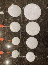 9/18/24/36w Crystal Bright Rimless Round LED RecessCeiling Light Adjustable Cut