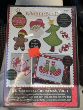 Kimberbell Christmas Vol 1 Machine Embroidery Designs New Htf