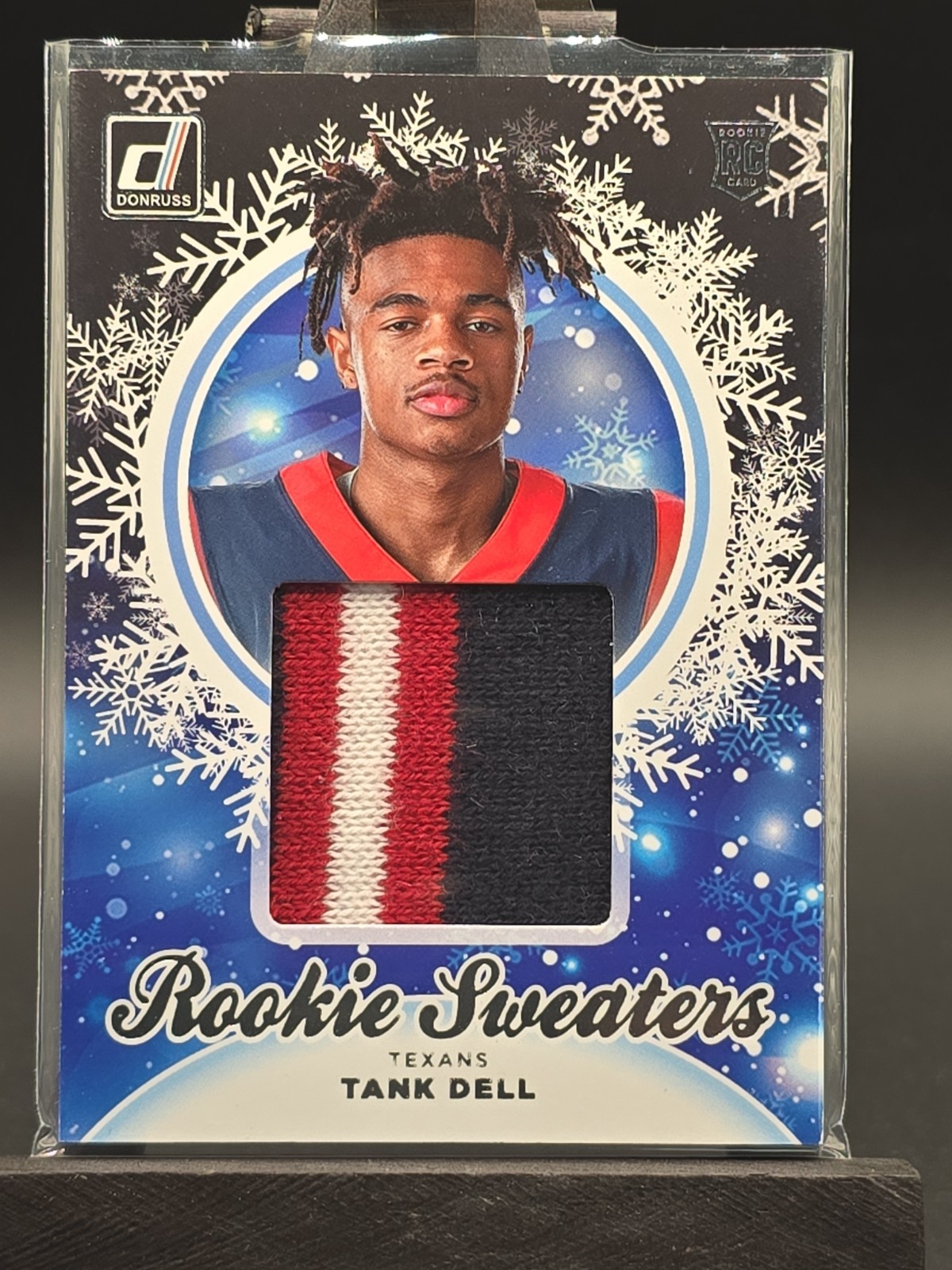 2023 Donruss Tank Dell Rookie Holiday Sweater Relics RC #HS-TDE Texans