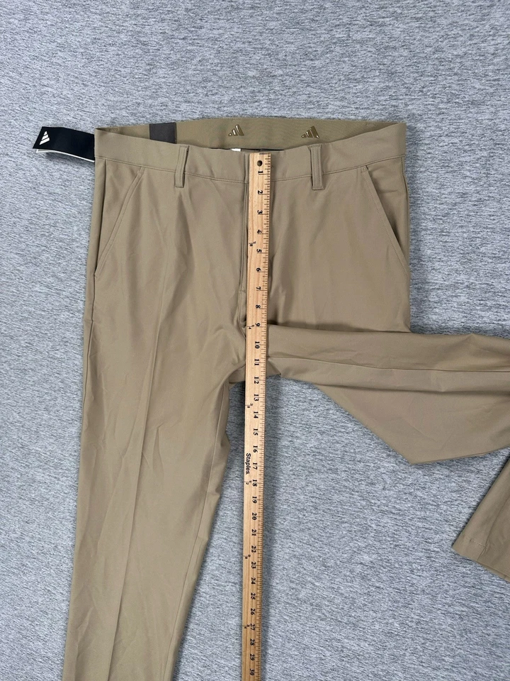 Pantalones de golf Adidas para hombre 32x30 beige Ultimate 365 rendimiento recto elásticos NUEVO Foto 4 de 4
