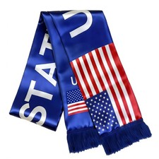 USA Soccer Fan Scarf DoubleSided Team USA Supporter Scarf for 2026 Internati...