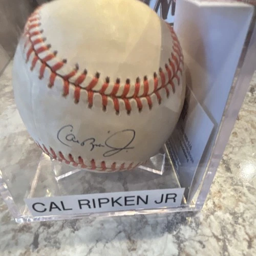 Cal Ripken Jr. signed American League baseball JSA authenticated