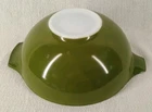 Vintage Pyrex Verde Cinderella Mixing Bowl Dark Green 4Qt #444 USA