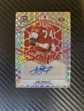 2024 Panini Mosaic Joe Staley Scripts Auto  #SC-JSY 🔥💎📈