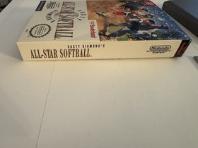 Dusty Diamond&rsquo;s All-Star Softball Nintendo NES - MINTY RARE - Complete In Box !