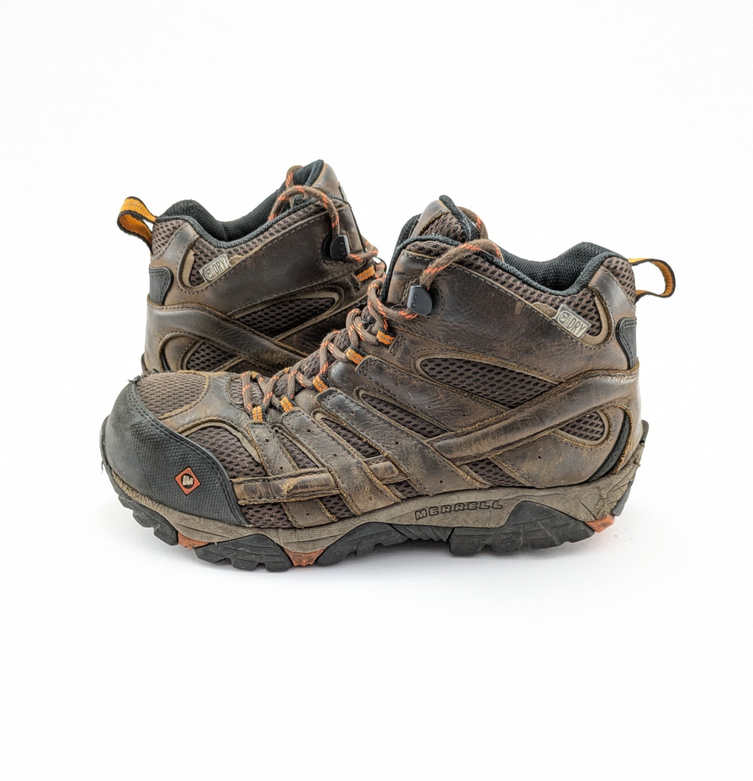 Stivali da lavoro uomo Merrell Moab 2 ventilatore media impermeabile punta comp CSA marrone 9W