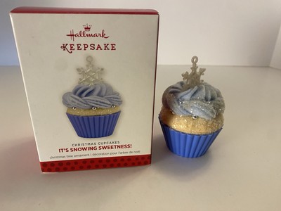 NEW Hallmark Keepsake Ornament It's Snowing Sweetness Christmas Cupcakes 2013