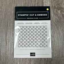 Stampin' Up Stampin' Cut  Emboss STYLISH SCROLL 3D Embossing Folder 150665
