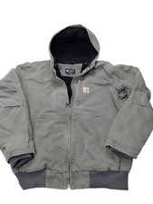 Carhartt Full Swing Armstrong Jacket Fleece Lined Fadded Green Mens Size XL