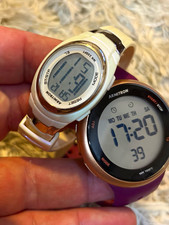 Armitron Women's Digital Quartz Sport Watches Lot of 2 Alarm Chrono 50m White