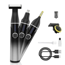 Barba Nose Cabello Recortadora For Hombres 3 In 1 Rechargeable Body Cabello E