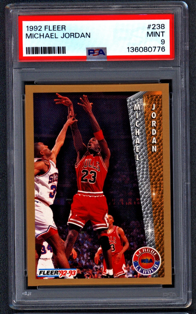 Michael Jordan Basketball Grade 9 1992-93 Season Sports Trading