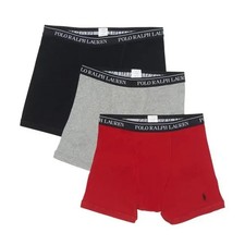POLO Ralph Lauren Boxer Briefs Underwear 3 Pack Men's Size SMALL