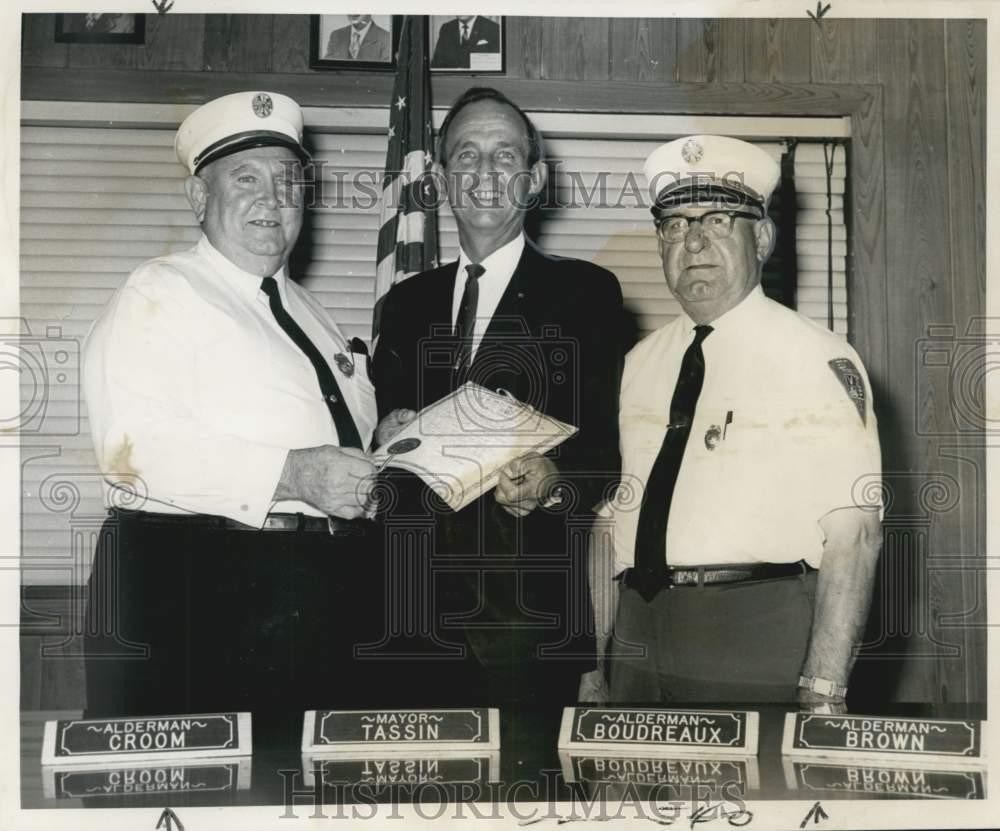 1969 Press Photo Westwego Volunteer Fire Company honored during Recognition Day
