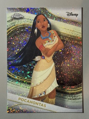 Pocahontas 2025 Topps Chrome Disney Mini Diamond Refractor SP #30