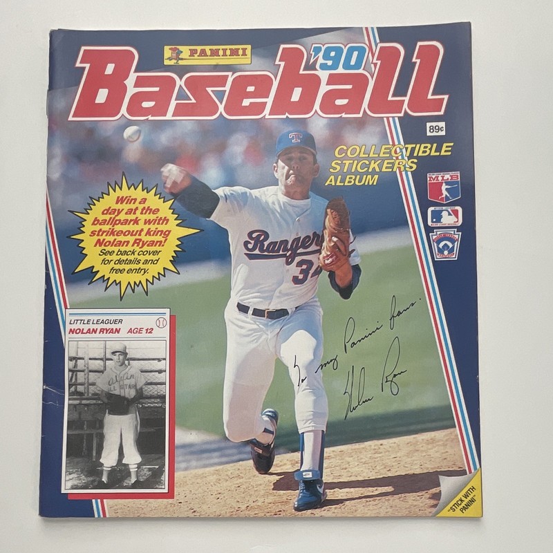 Panini Baseball '90 MLB Sticker Album 1990 English Incomplete