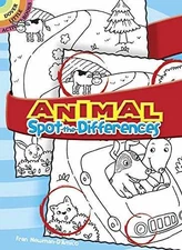 Animal Spot-the-Differences (Dover - Paperback, by Fran Newman-D'Amico - Good