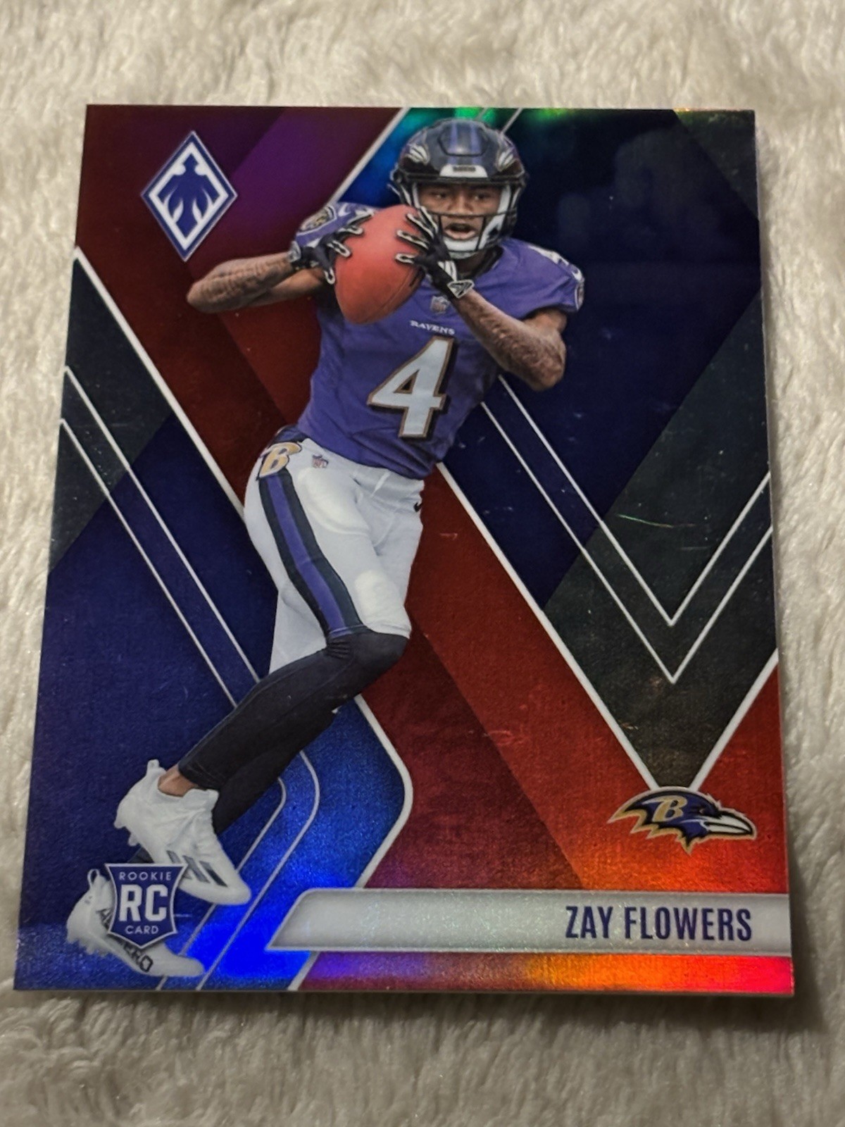 2023 Panini Phoenix Red #108 RC Zay Flowers 250/250 Baltimore Ravens