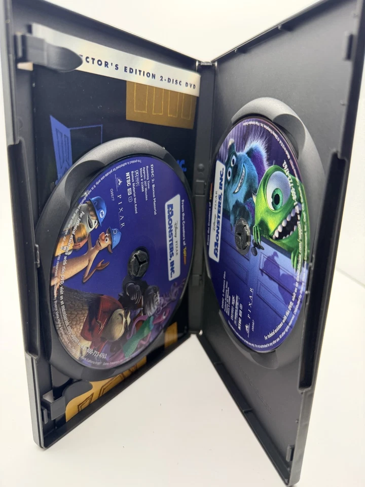 Monsters, Inc. - DVD - (1996, набор из 2 дисков) - коллекционное издание - Изображение 3 из 3