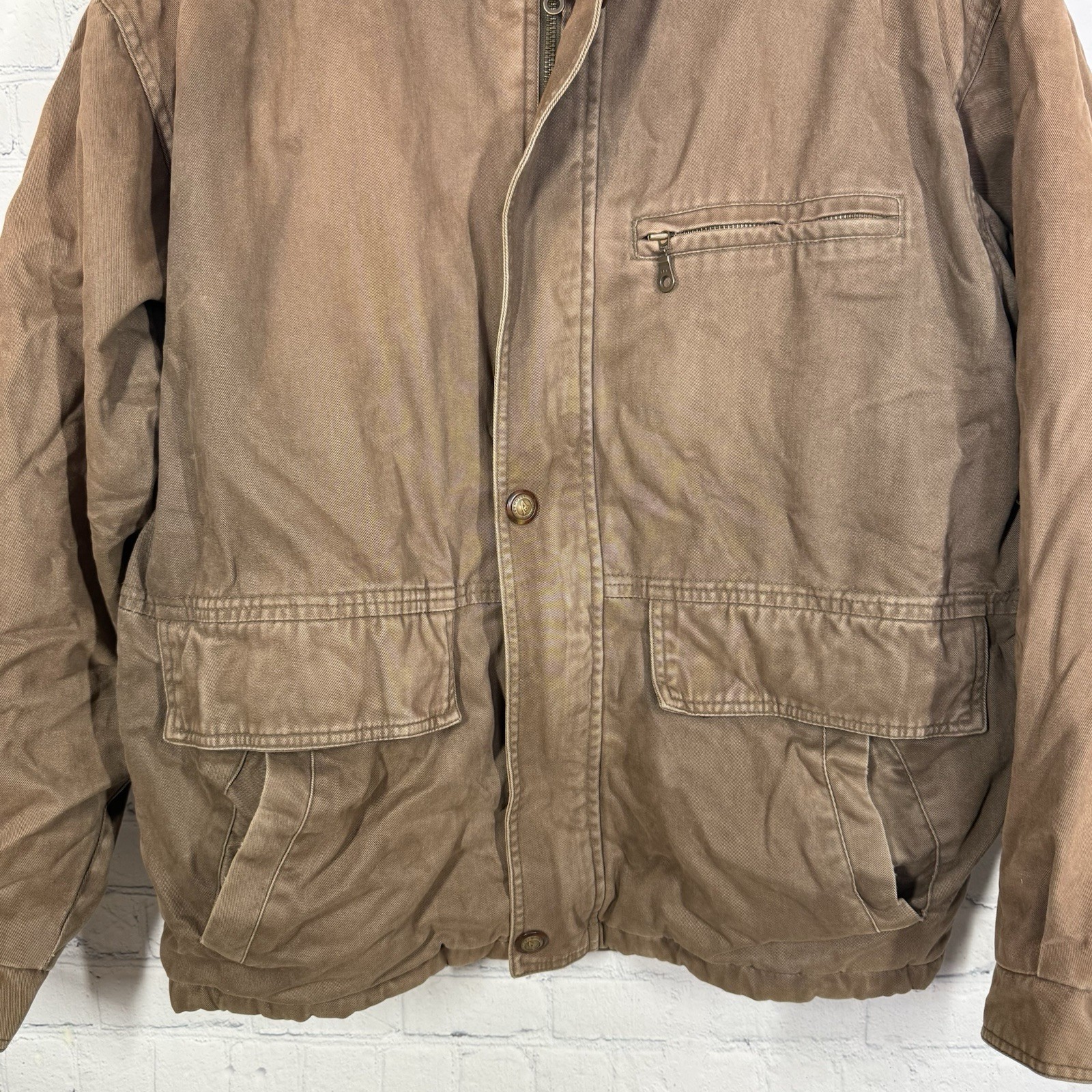 Aberdeen Chore Work Jacket Men Medium Utility Bar… - image 15