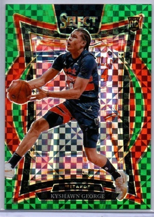 2024-25 Panini Select Kyshawn George Concourse - Green Prizms /5 - ONLY 5 MADE
