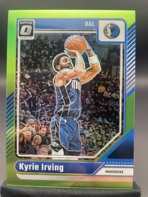 JERSEY NUMBER MATCH 2024-25 Panini Optic Prizm Kyrie Irving Green 011/149 #104