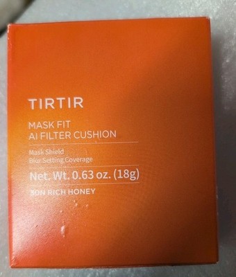 TIRTIR Mask Fit Red Cushion Foundation, Full coverage, 0.63 Fl Oz,Rich Honey 30N