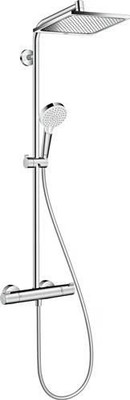 Hansgrohe Showerpipe CROMETTA E 240 1JET DN 15 Brauseset 6 tlg. chrom
