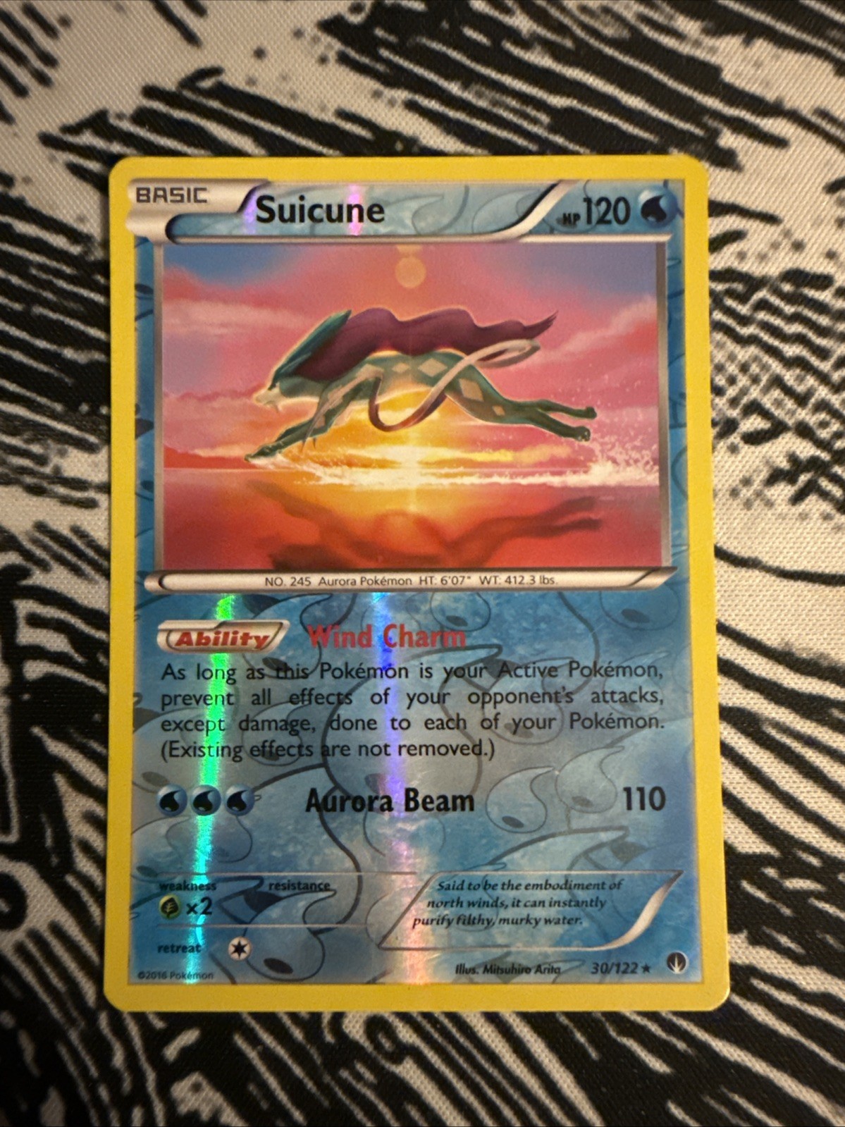 Suicune 30/122 Breakpoint Reverse Holo