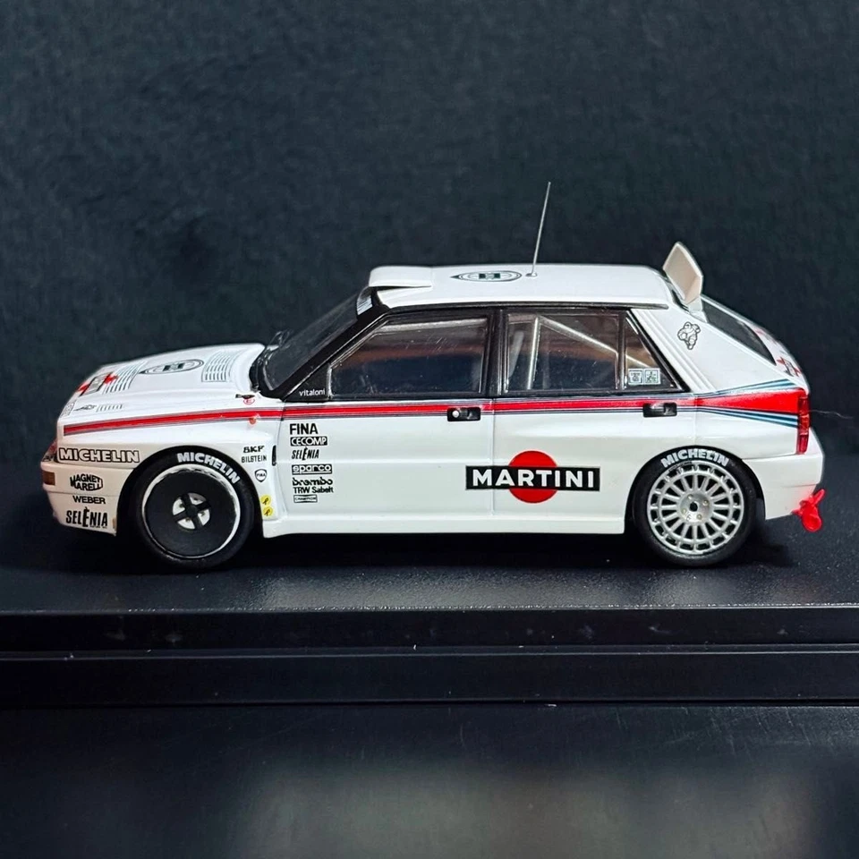 1/43 hpi lancia delta hf integrale 1991 тестовый автомобиль мартини - Изображение 4 из 4