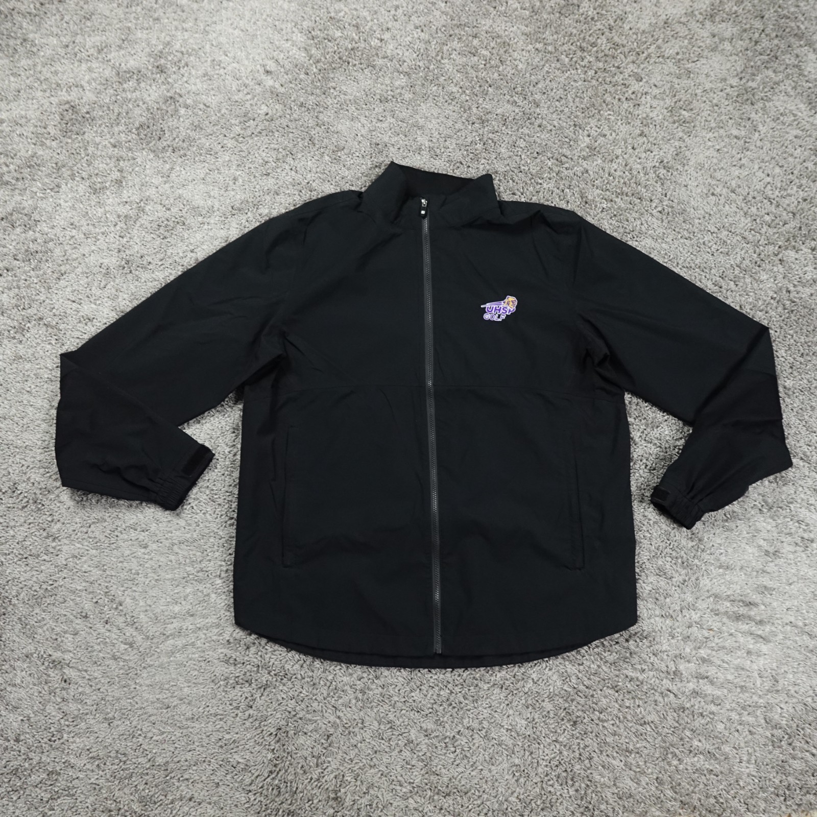 Rain Jacket Mens Medium Waterproof Windproof Fj