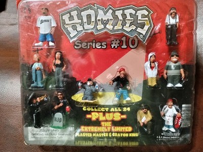 HOMIES MASTER PLASTER & CRAYON KING A HOMIES SERIES 10 NEW PLASTER