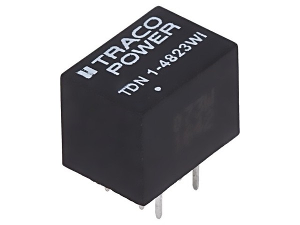Tdn 1-4823WI Wandler: Dc/Dc 1W Ueing: 18-75VDC Uausg: 15VDC Uausg2: -15VDC Traco-image