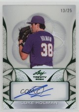 2024 Leaf Trinity Clear Green /25 Luke Holman #CA-LH1 Auto 1l7v