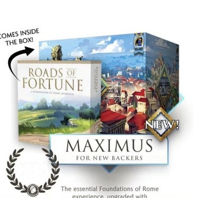 Arcane Wonders Foundations of Rome Maximus w/ Roads of Fortune Expansion