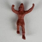 Marx Tom Corbett Space Patrol Figure Rust Orange Woman Climbing Ladder TONGA Vtg