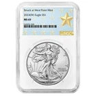 2024 (W) $1 1-oz American Silver Eagle NGC MS69 West Point Star Label