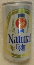A-B Natural Light Beer Can - Pull Tab - 12 Ounce - Williamsburg, VA - @1978