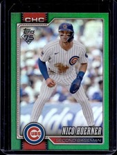 2026 Topps Nico Hoerner Green Holo Foil #/99 Cubs