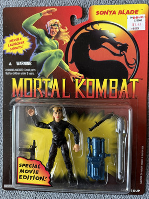 Mortal Kombat: Sonya Blade Action Figure (1994) Hasbro New Special Movie Edition