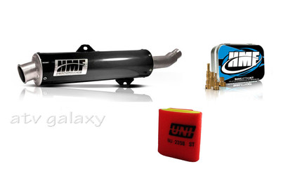 HMF Performance Black Slip On Pipe Jet Kit Uni Filter Kawasaki Brute Force 750